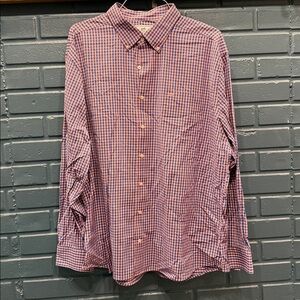 Southern Tide Men's Purple Plaid Button Down Shirt